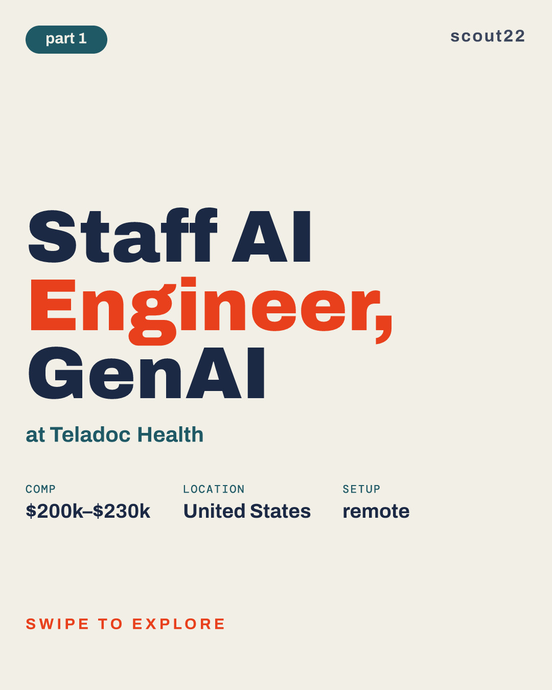 Staff AI Engineer, GenAI at Teladoc Health