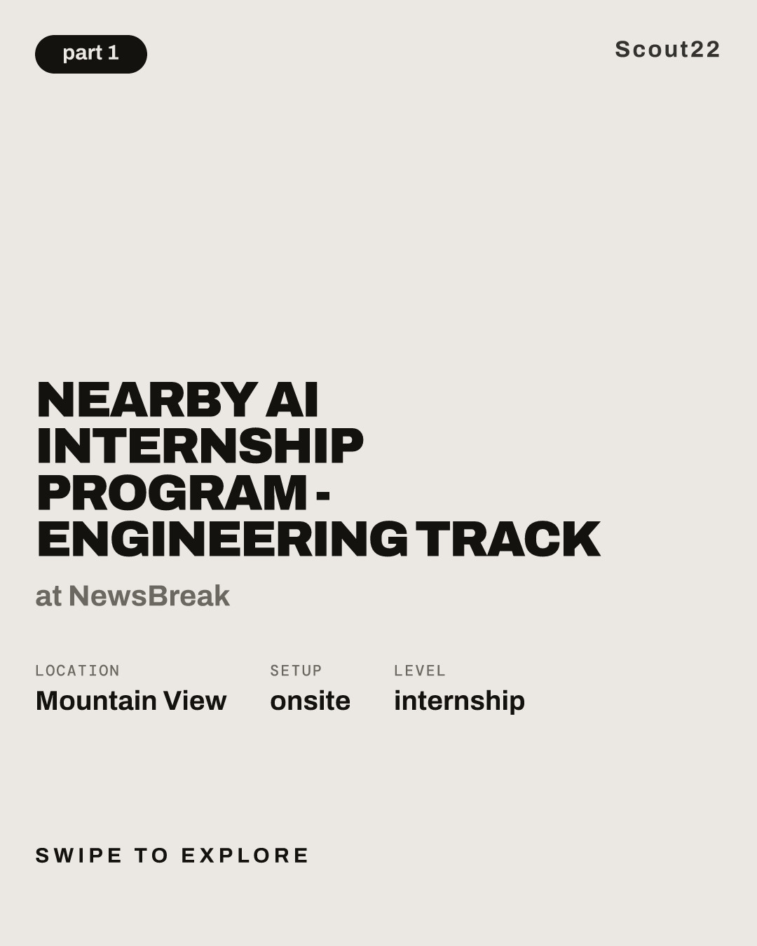 Nearby AI Internship Program - Engineering Track at NewsBreak