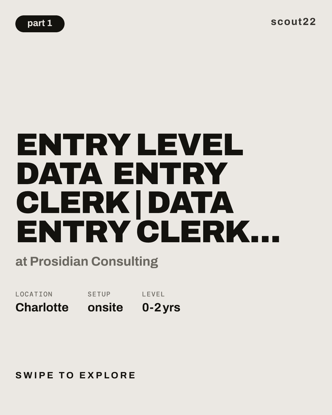 Entry Level Data Entry Clerk | Data Entry Clerk [COC0014013] at Prosidian Consulting