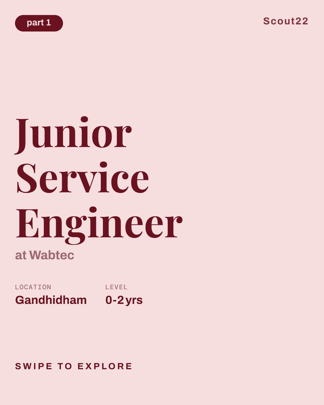 Junior Service Engineer at Wabtec