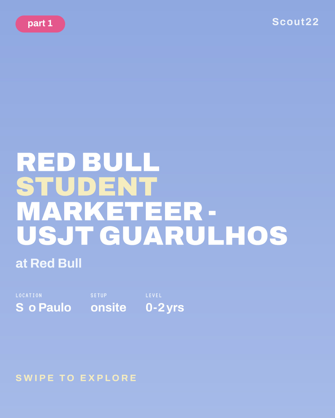 Red Bull Student Marketeer - USJT Guarulhos at Red Bull