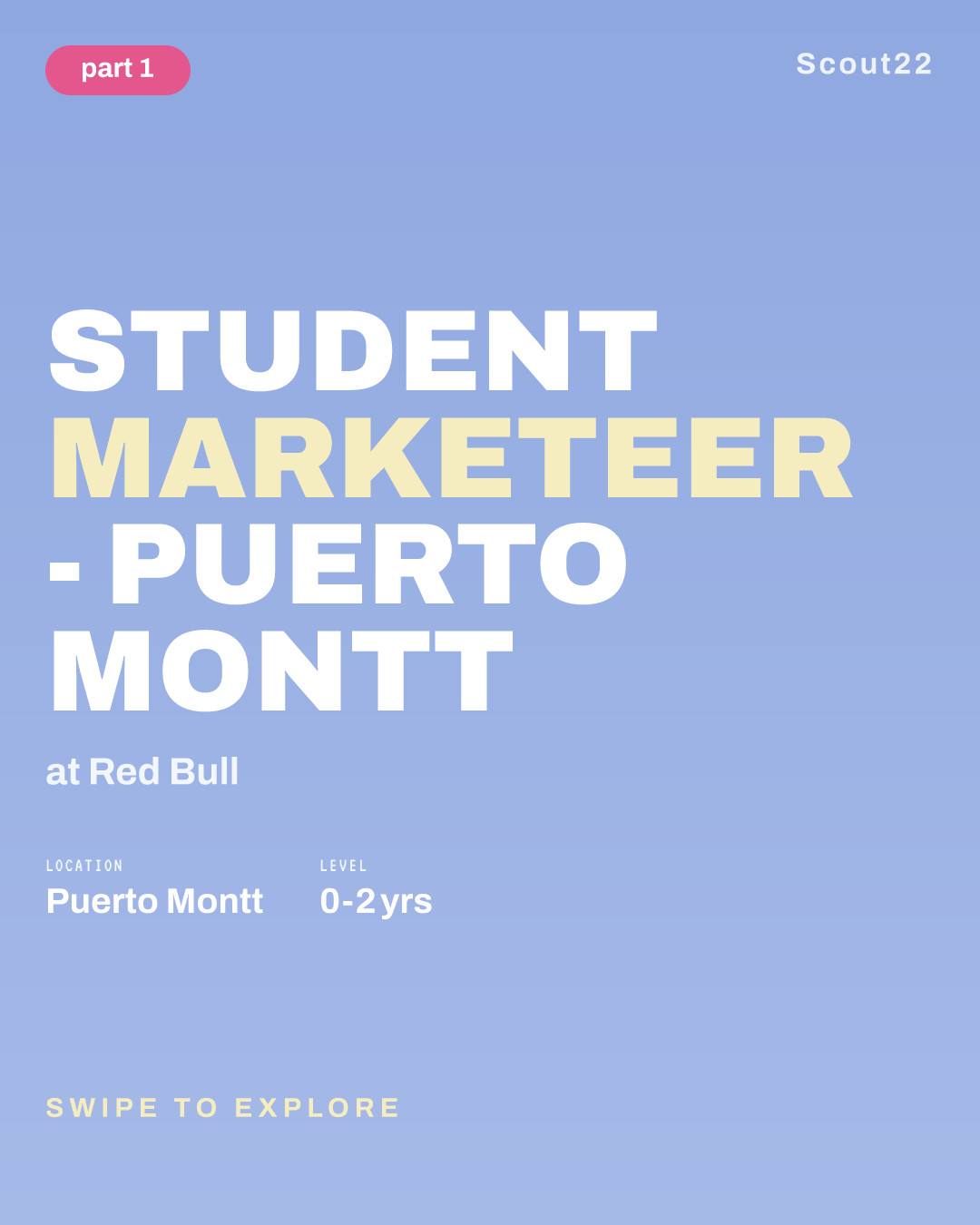 Student Marketeer - Puerto Montt at Red Bull