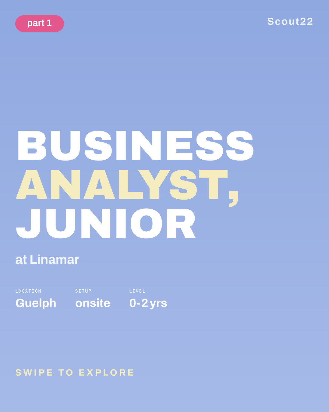 Business Analyst, Junior at Linamar