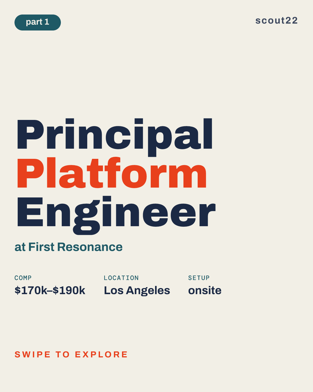 Principal Platform Engineer at First Resonance