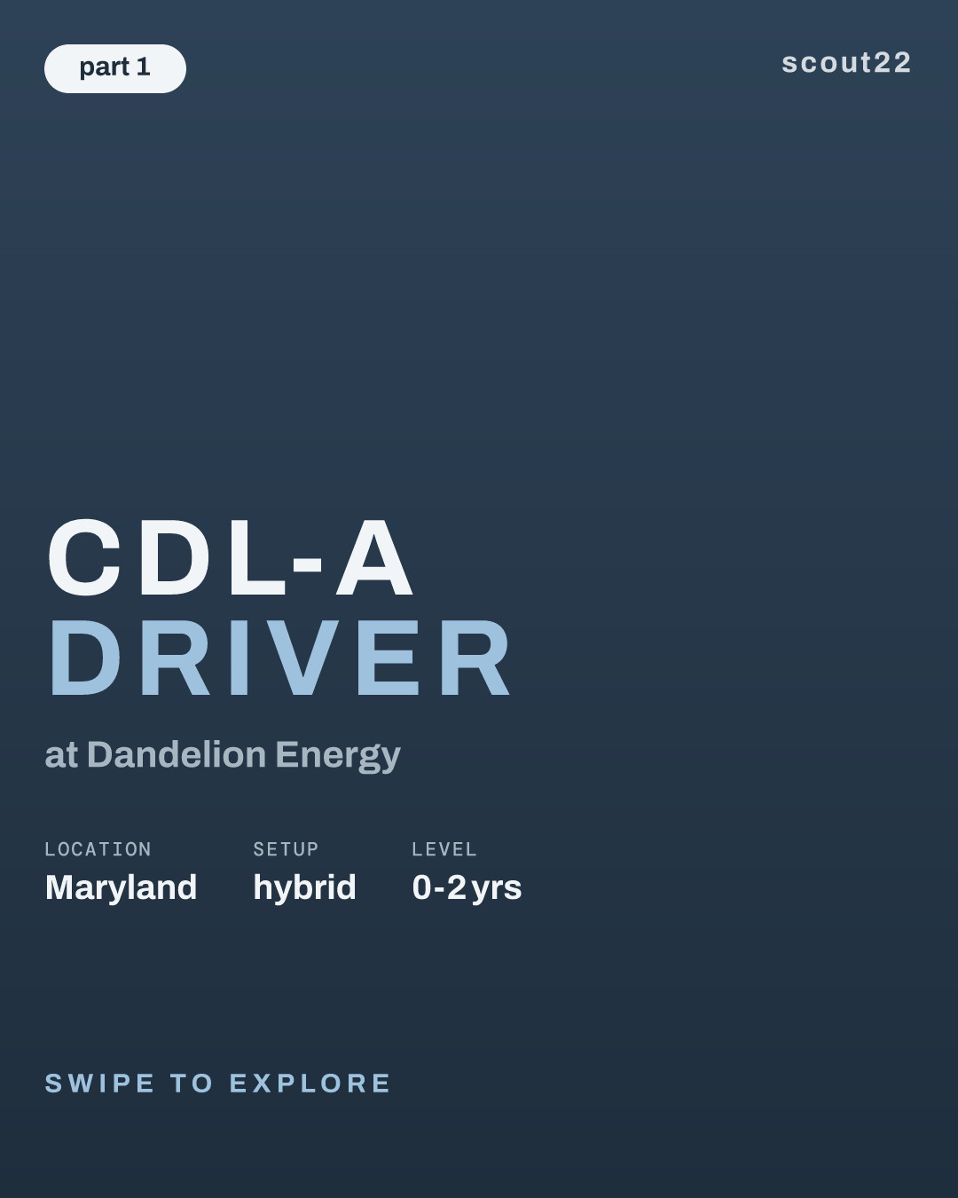 CDL-A Driver at Dandelion Energy