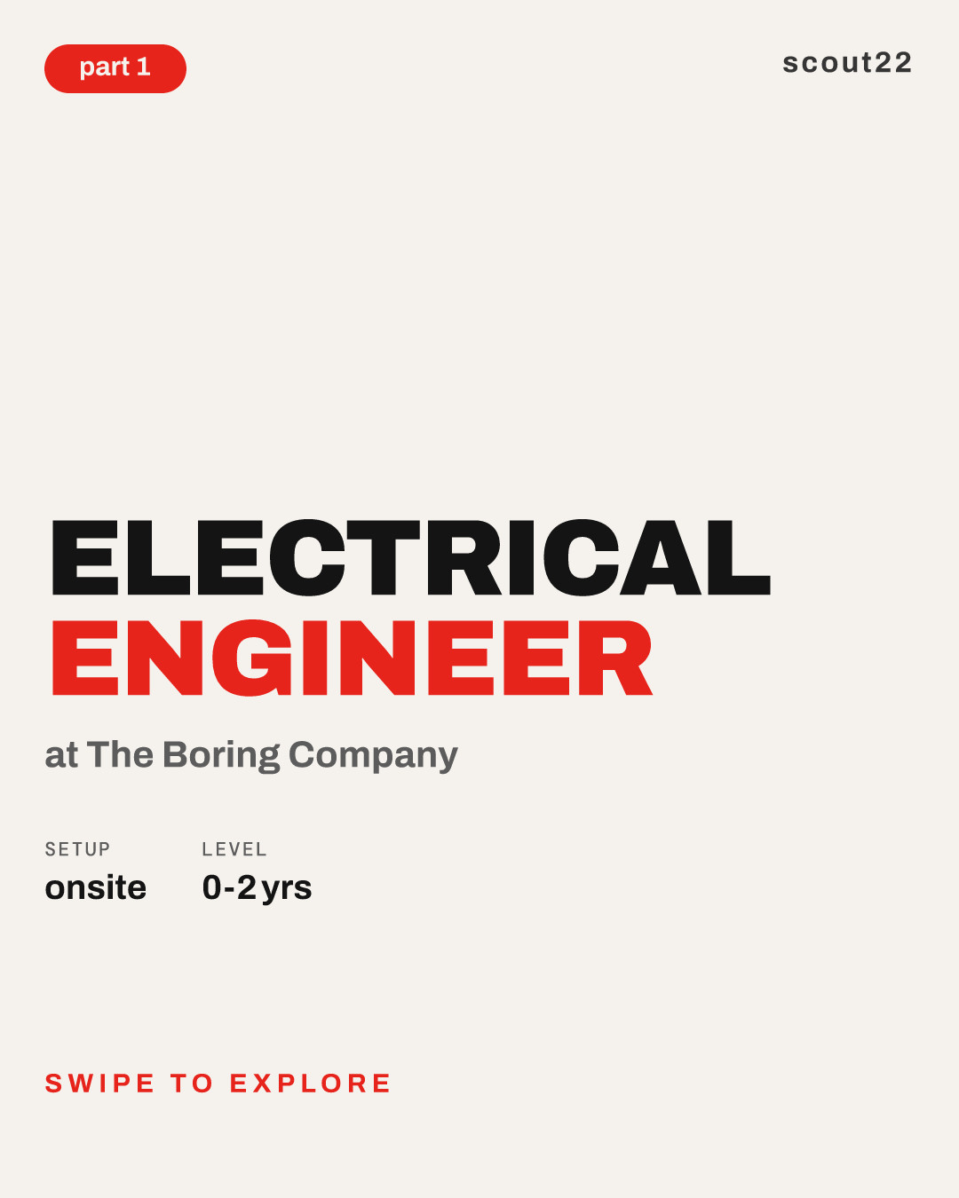 Electrical Engineer at The Boring Company