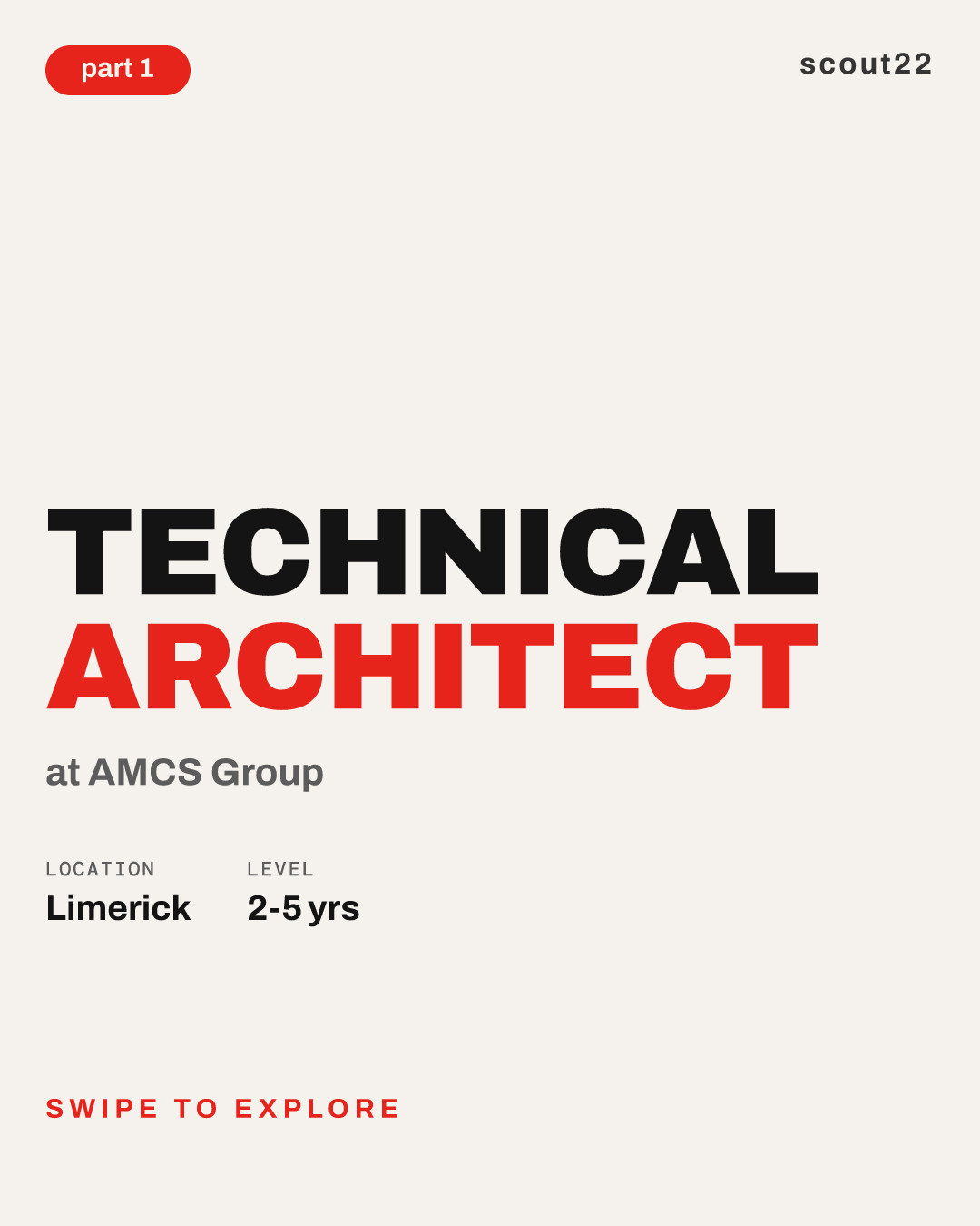 Technical Architect at AMCS Group