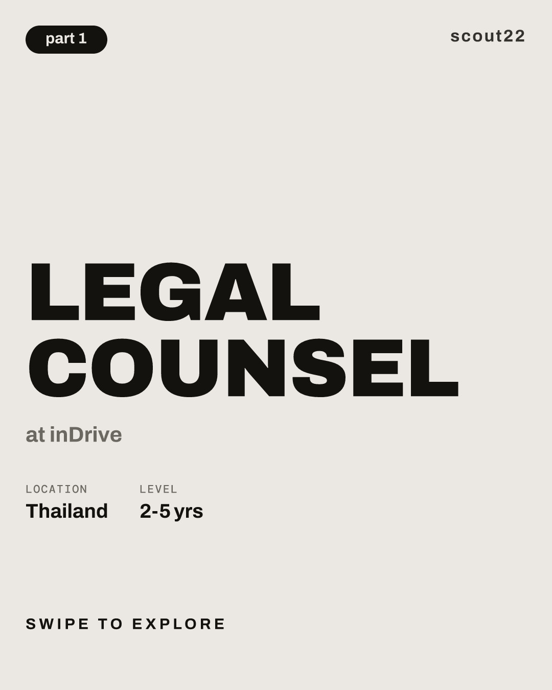 Legal Counsel at inDrive