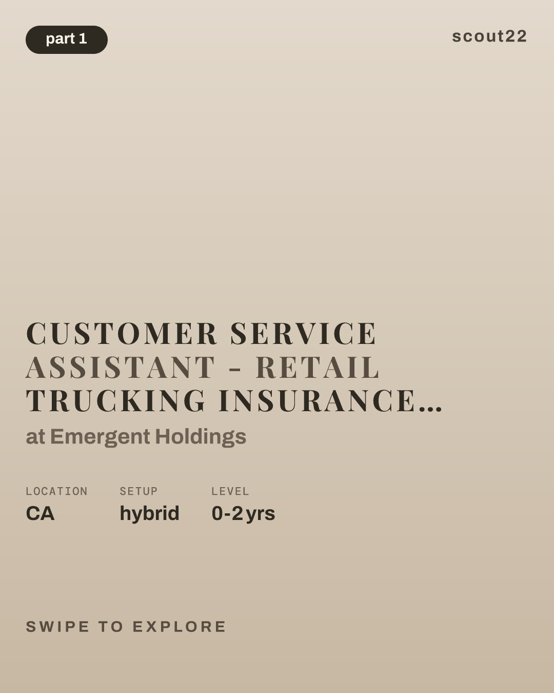 Customer Service Assistant - Retail Trucking Insurance Agency - AF Group – La Palma, CA Campus at Emergent Holdings
