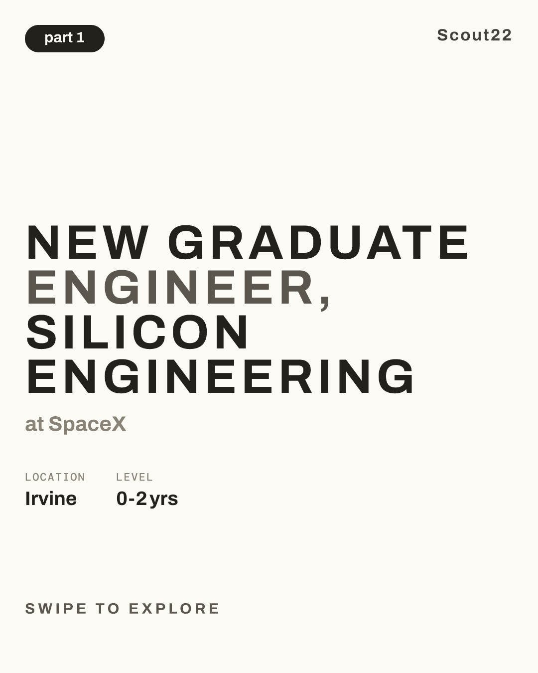 New Graduate Engineer, Silicon Engineering at SpaceX