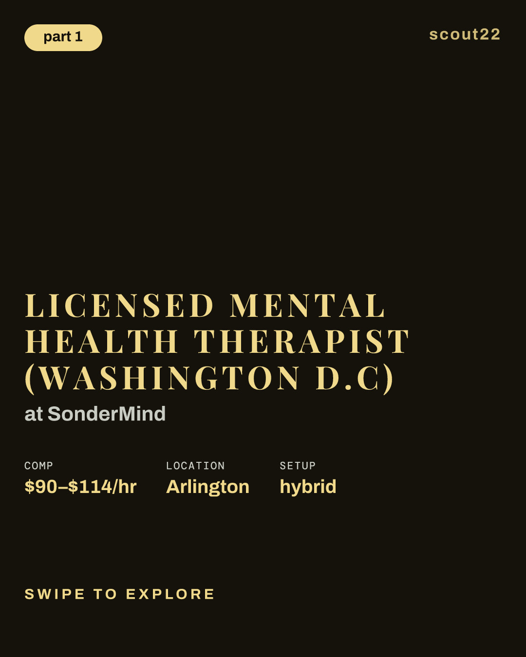 Licensed Mental Health Therapist (Washington D.C) at SonderMind