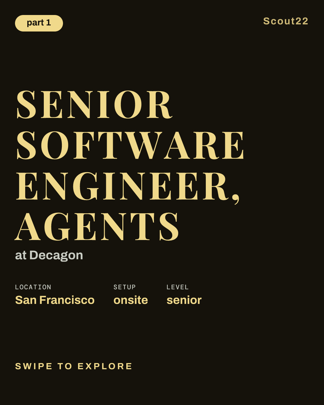Senior Software Engineer, Agents at Decagon