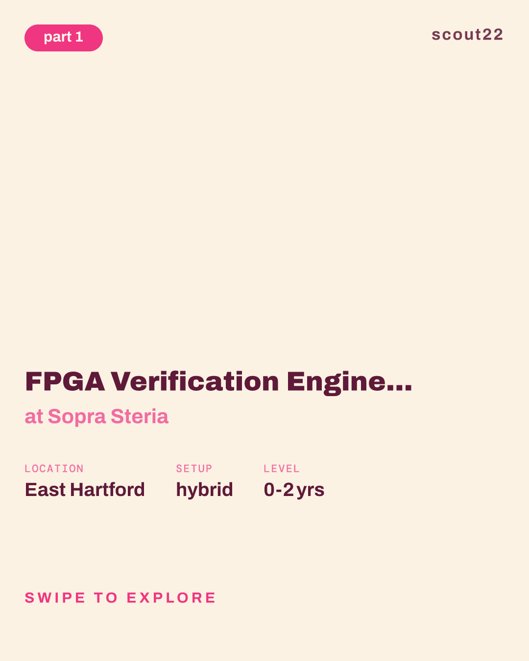 FPGA Verification Engineer (Entry Level) at Sopra Steria