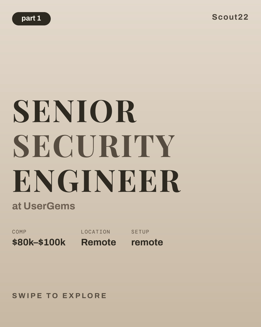 Senior Security Engineer at UserGems