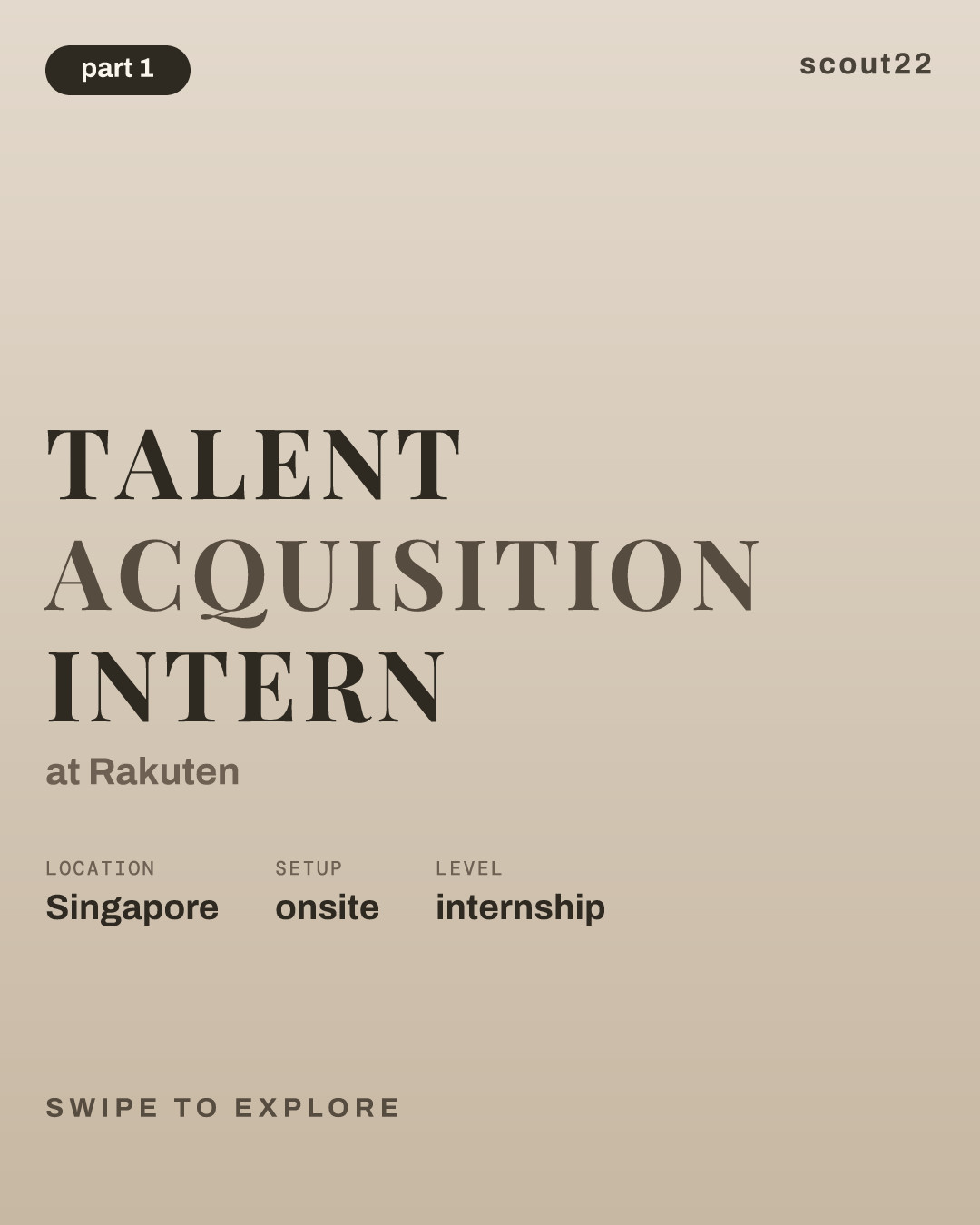 Talent Acquisition Intern at Rakuten