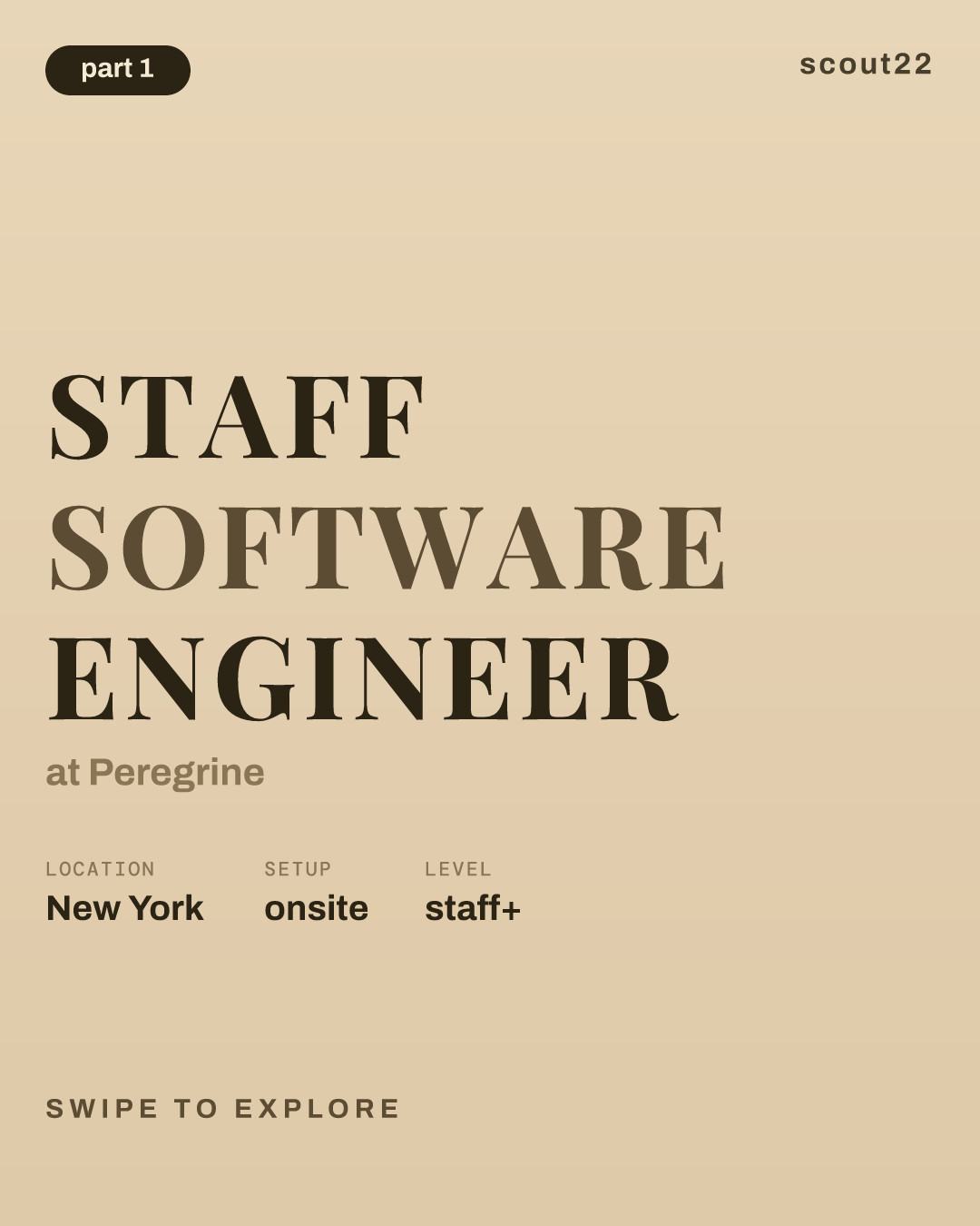 Staff Software Engineer at Peregrine