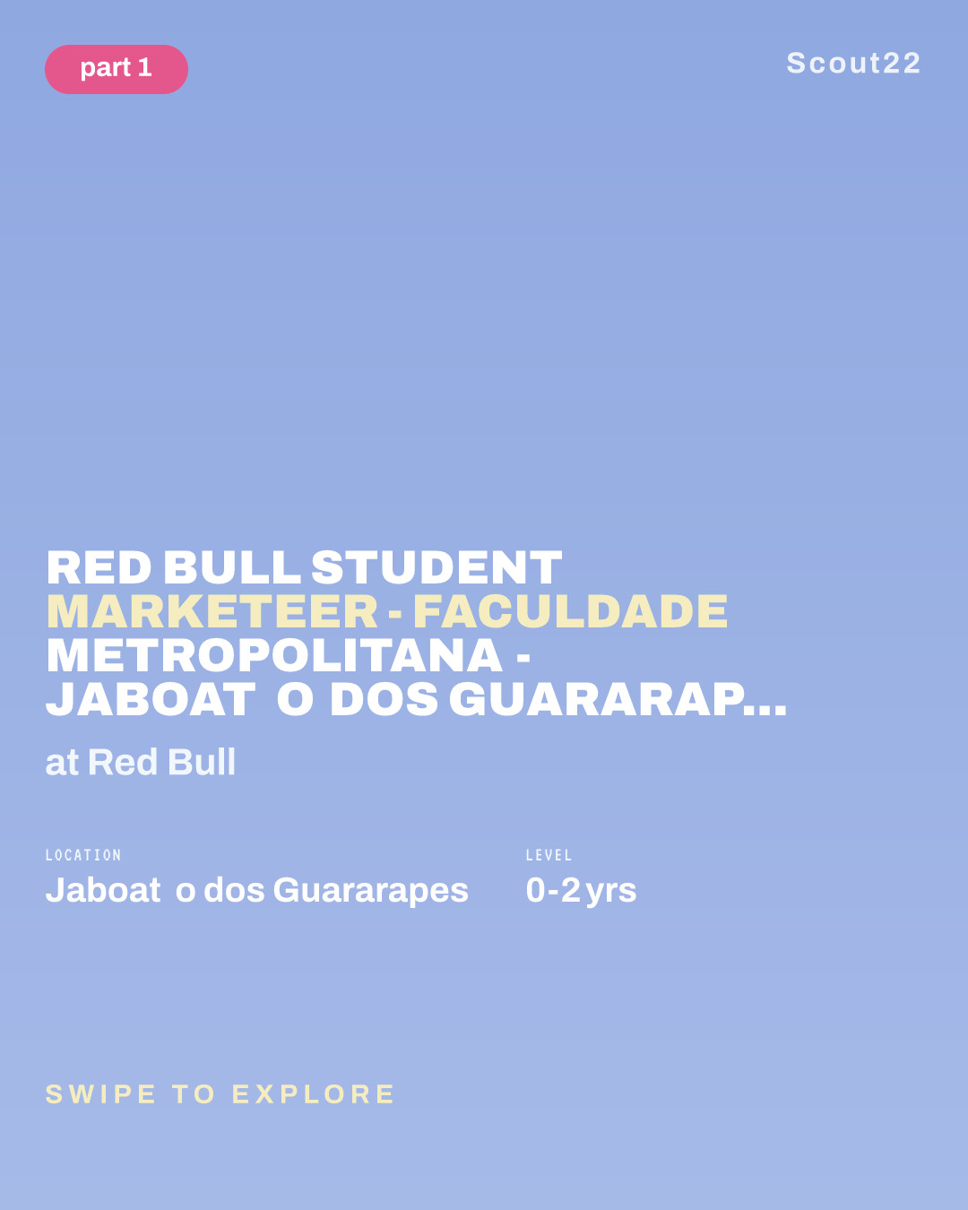 Red Bull Student Marketeer - Faculdade Metropolitana - Jaboatão dos Guararapes at Red Bull