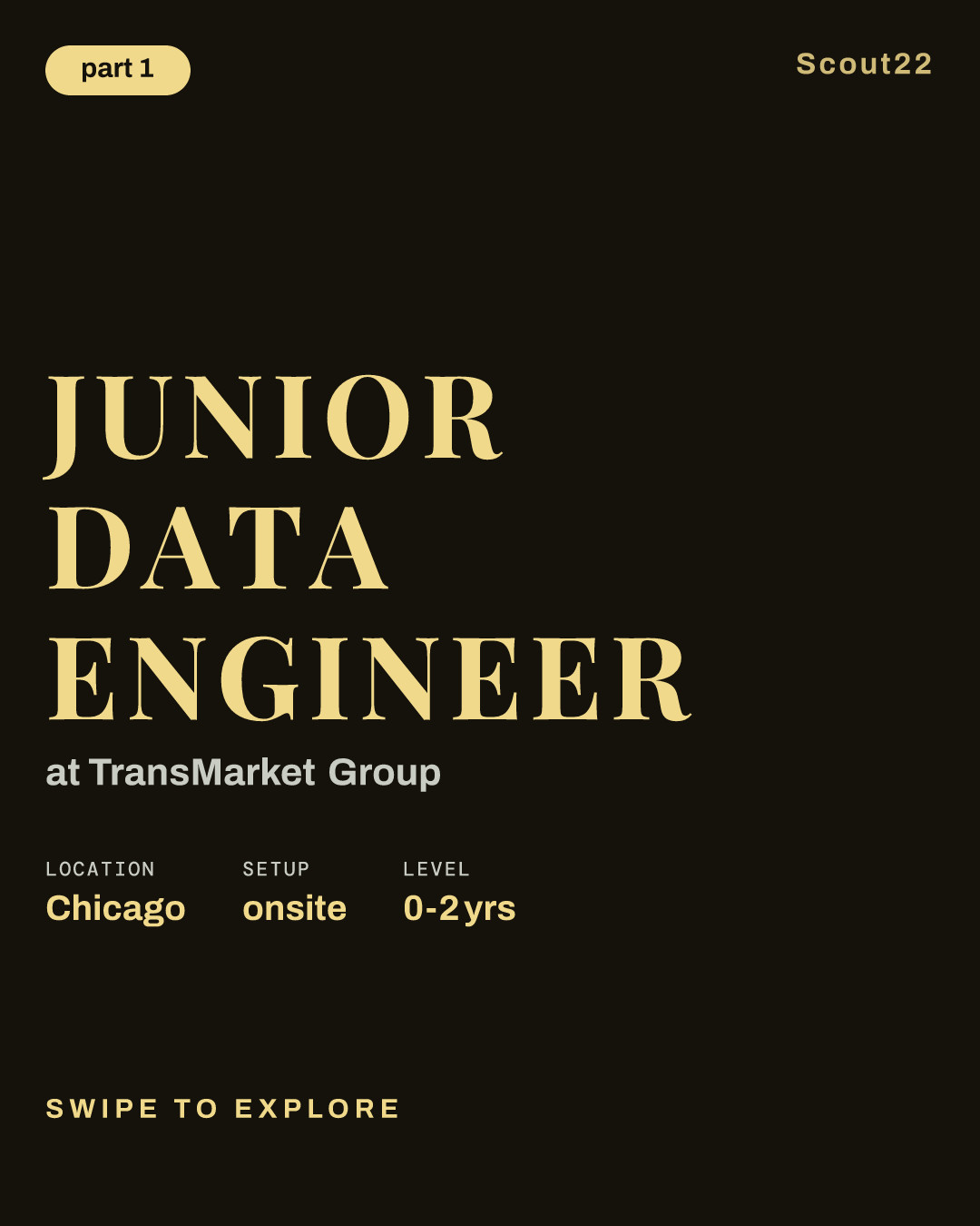 Junior Data Engineer at TransMarket Group