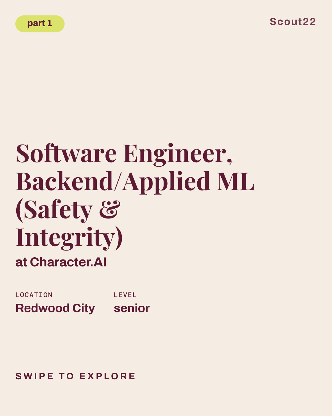 Software Engineer, Backend/Applied ML (Safety & Integrity) at Character.AI