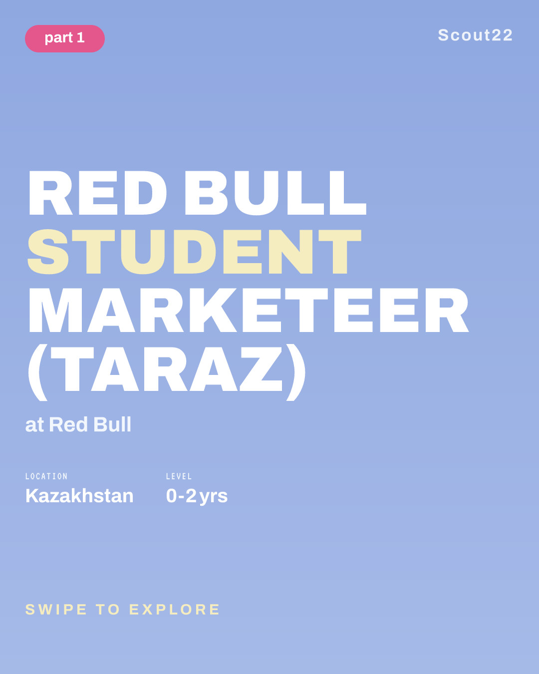 Red Bull Student Marketeer (Taraz) at Red Bull
