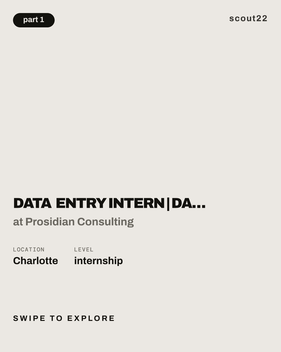 Data Entry Intern | Data Management [COC0014211] at Prosidian Consulting