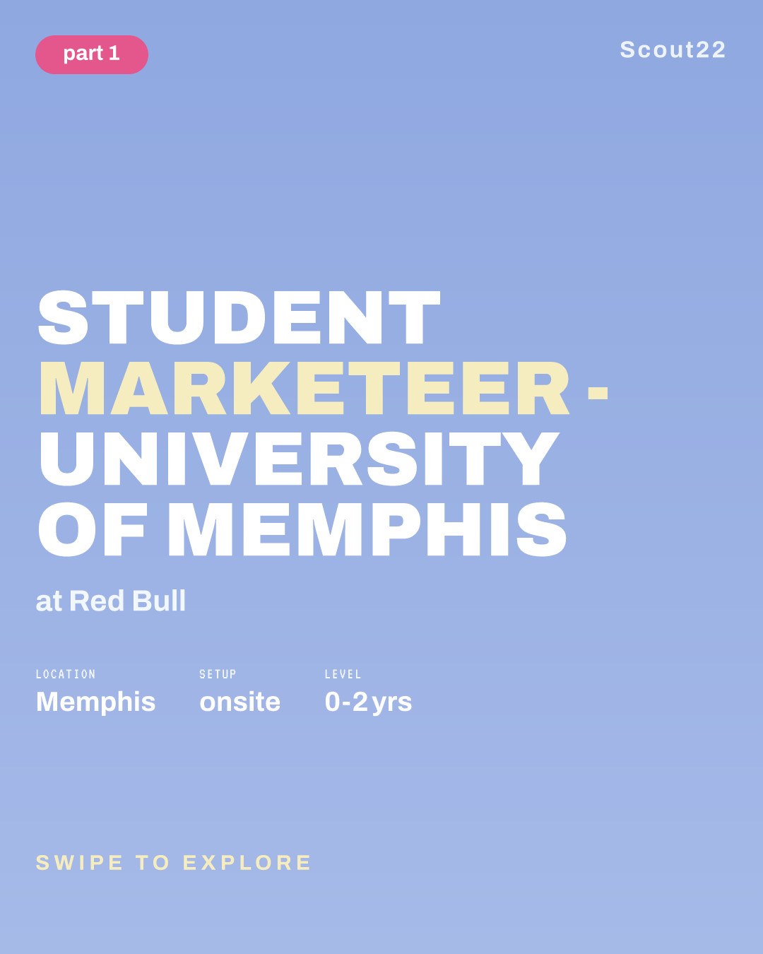 Student Marketeer - University of Memphis at Red Bull