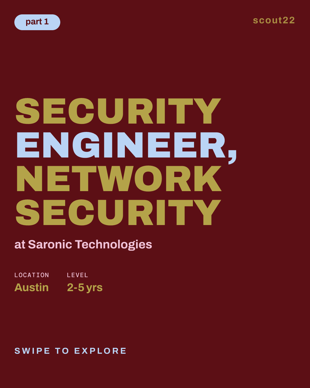 Security Engineer, Network Security at Saronic Technologies